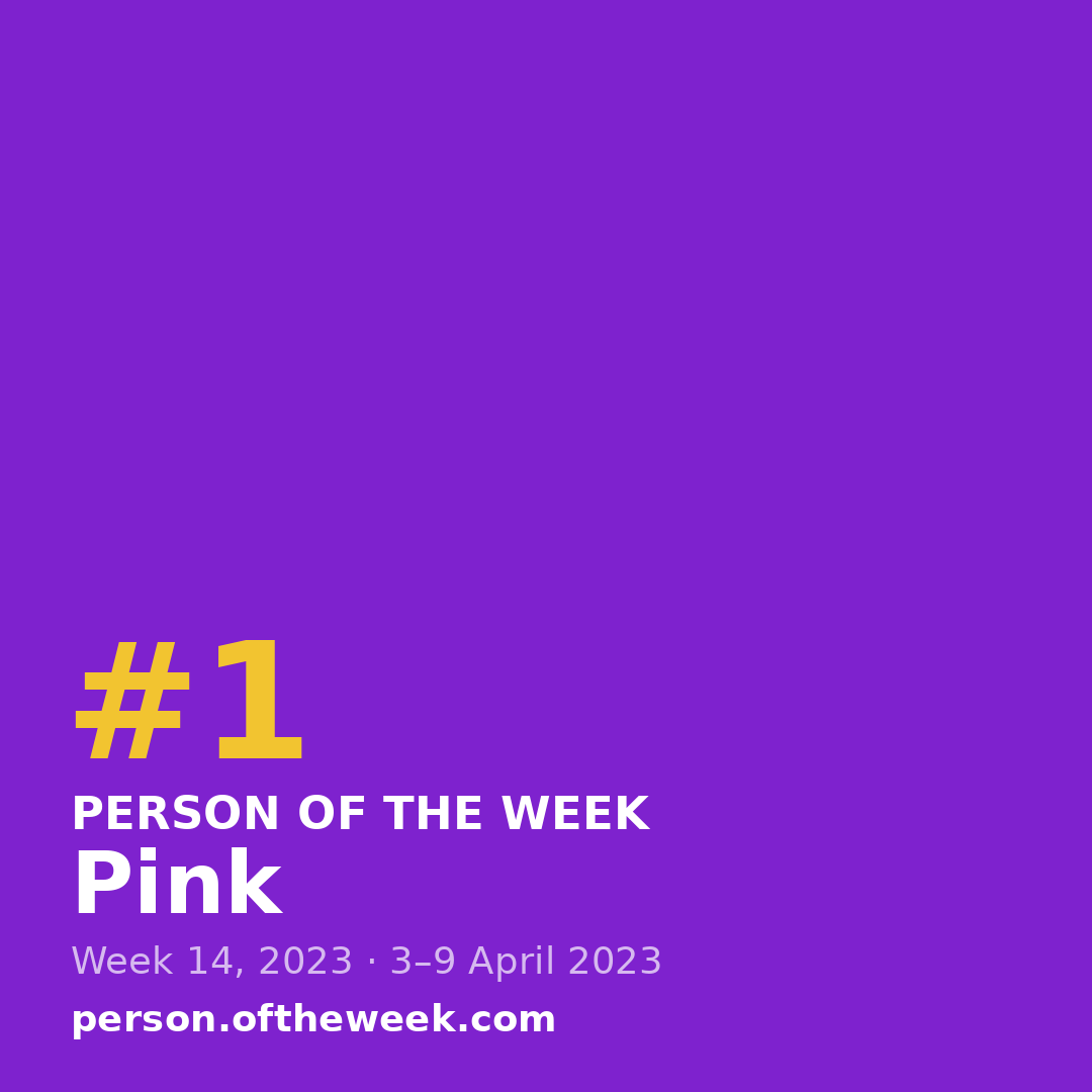 Square post (1080×1080) — Pink